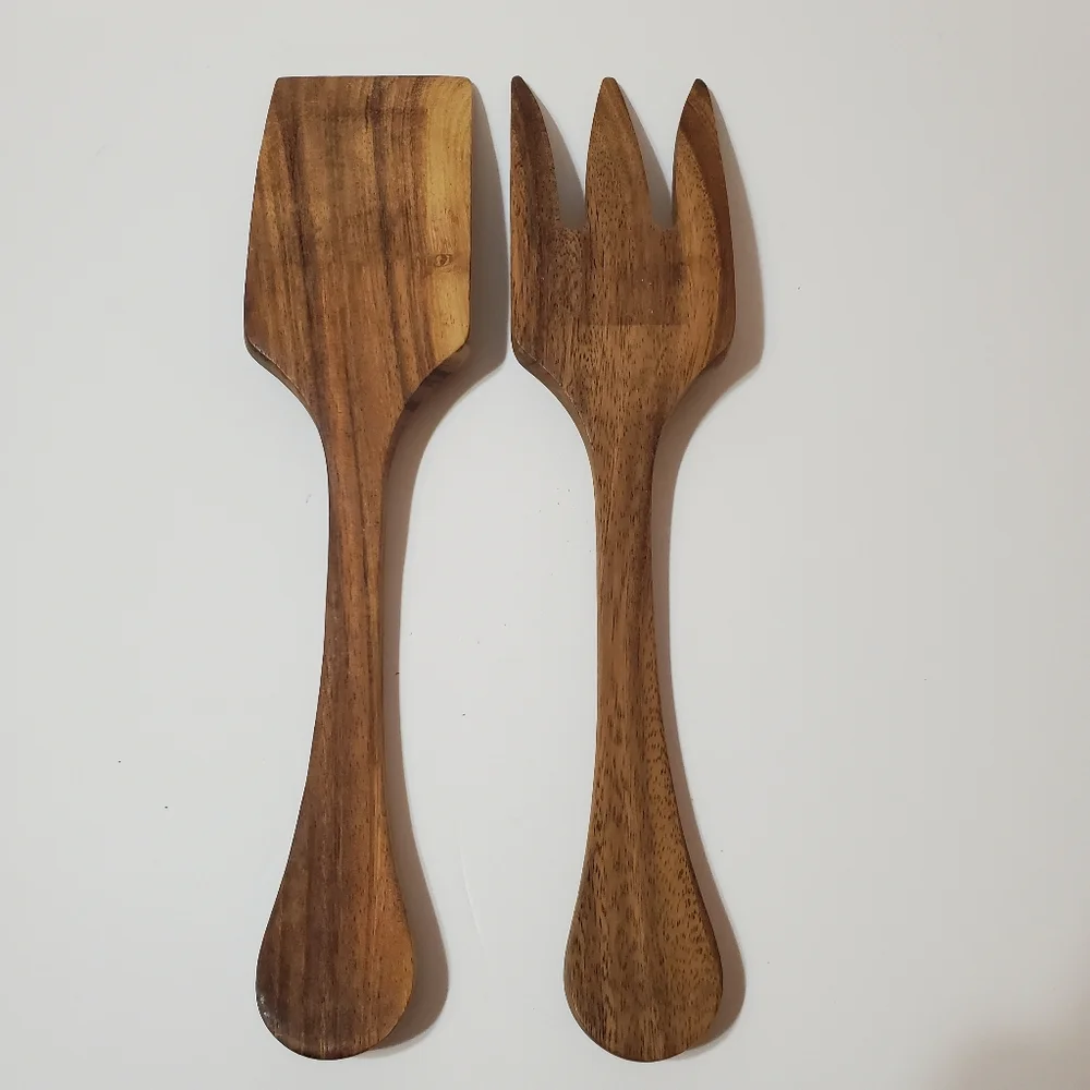 Gourmet Large Wood Serving Utensils